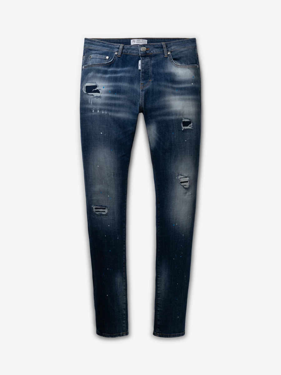 AB Lifestyle slim denim jeans Blauw (bluepaint ) op Mike's Just For Men