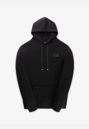 ab lifestyle trench hoodie jet black