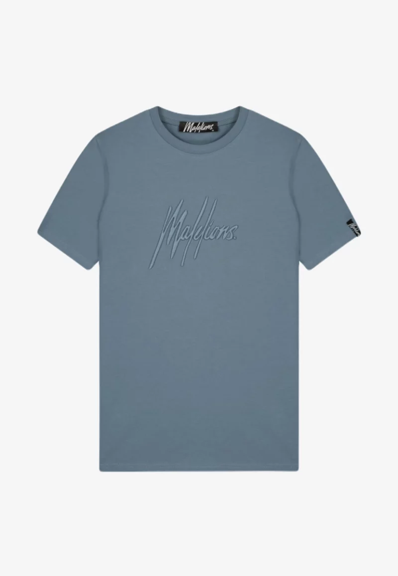 malelions essential t shirt vintage blue