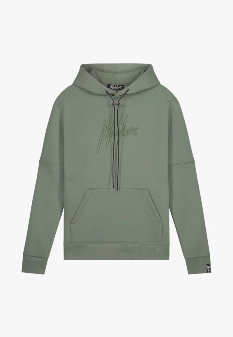 malelions essentials hoodie dark sage