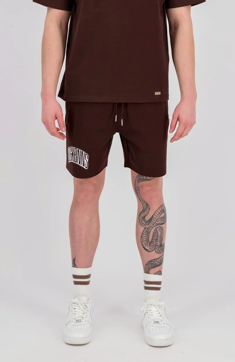 black bananas statement short brown