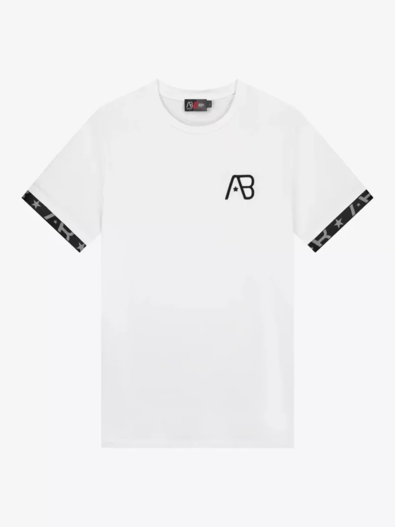 AB Lifestyle flag tee bright white