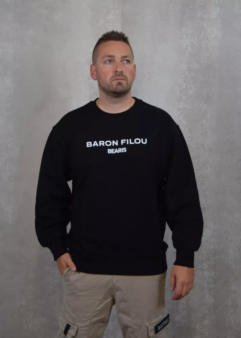 Baron Filou cxvii oversized sweater poster black