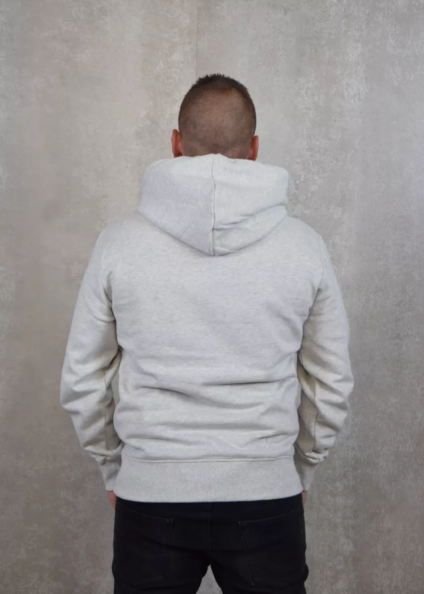 Calvin Klein Jeans Chenille Monologo Hoodie 3 Calvin Klein Jeans j30j326637 p6g ivory grey heather