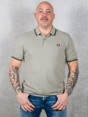 Fred Perry m3600 u84 warm grey/brick