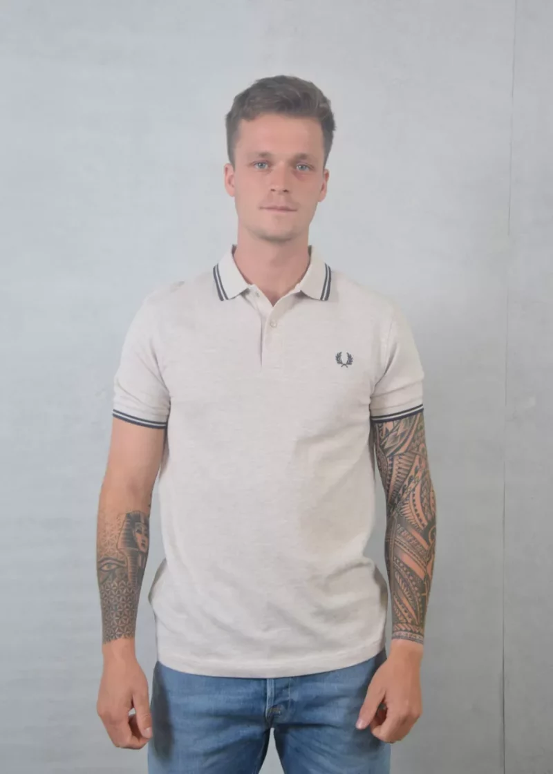 Fred Perry m3600 w50 porridge marl/anchor grey