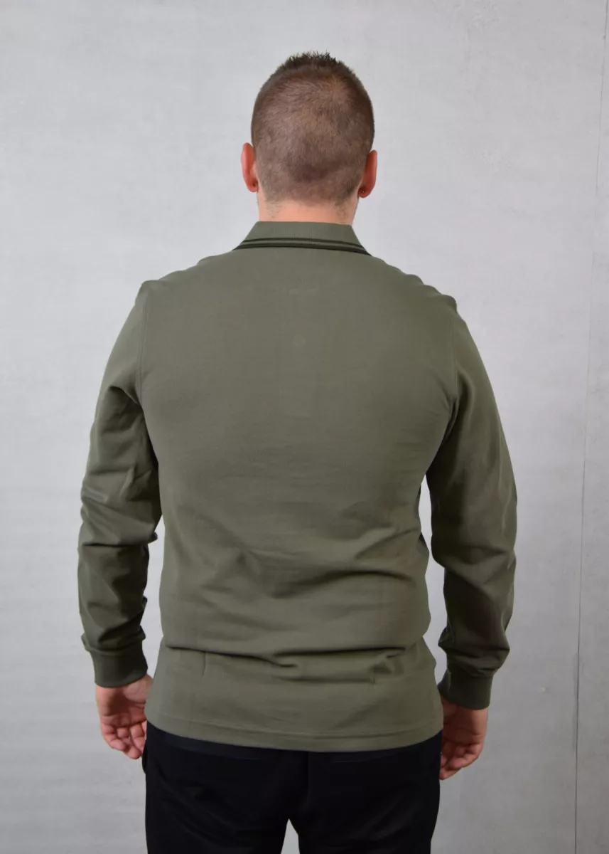 Fred Perry LS Twin Tipped Shirt 3 Fred Perry m3636 w49 laurel wreathgreen