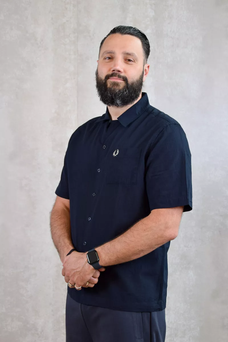 Fred Perry Lightweight Texture Revere Col 3 Fred Perry m7762 608 navy