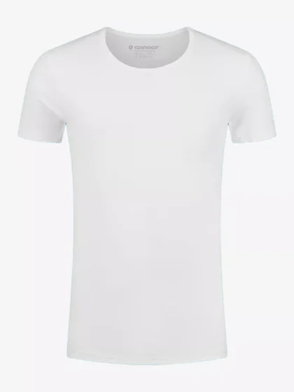 Garage R-Neck bodyfit 100 White