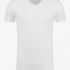 Garage V-Neck bodyfit 100 White