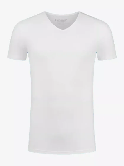 Garage V-Neck bodyfit 100 White