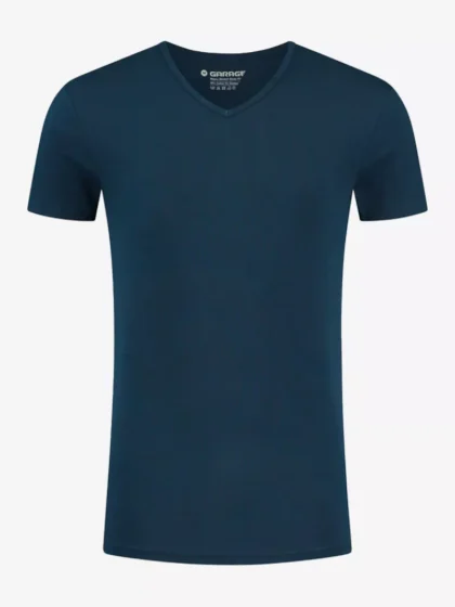Garage V-Neck bodyfit 400 Navy