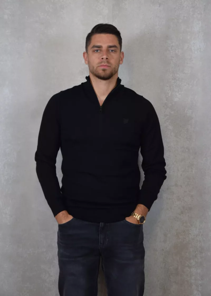 Lyle & Scott kn2122vc z865 jet black