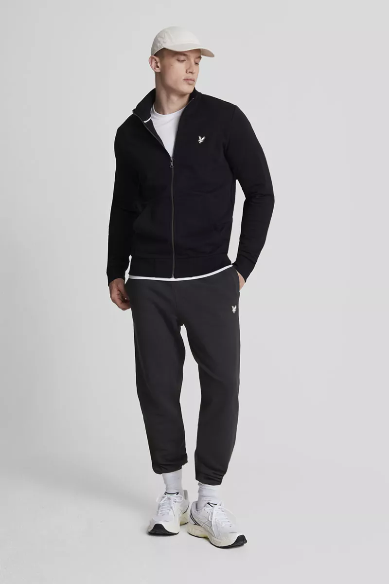 Lyle & Scott Diagonal Waeve French Terry Sweatpant 5 Lyle & Scott ml2146v w835 lacquer