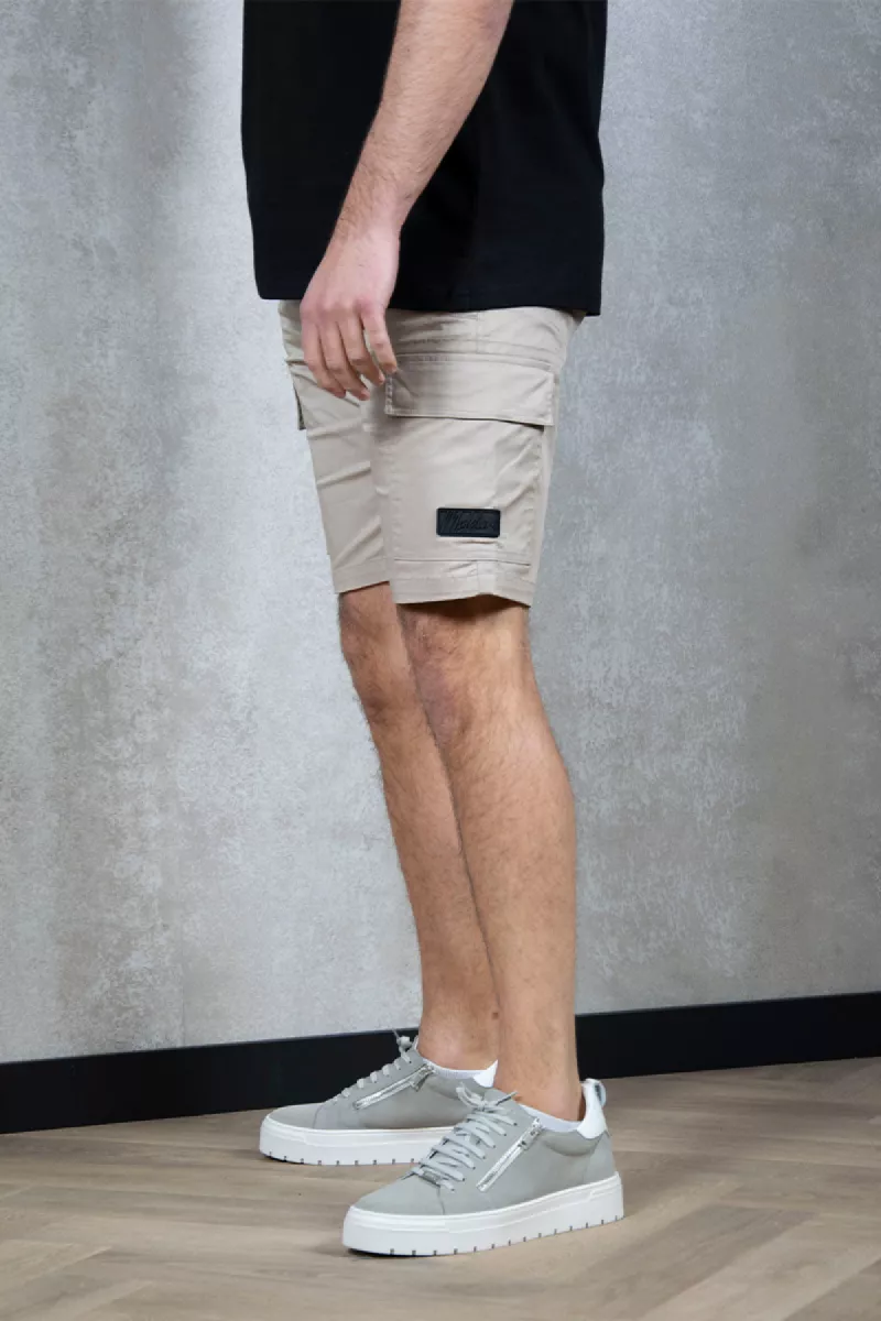 Malelions Cotton Cargo Shorts 2 Malelions cotton cargo shorts beige