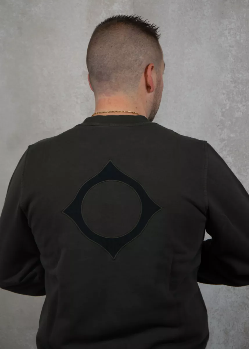 Ma.Strum Crew Neck Applique Logo Sweat 4 Ma.Strum mas4542 m306 oil slick