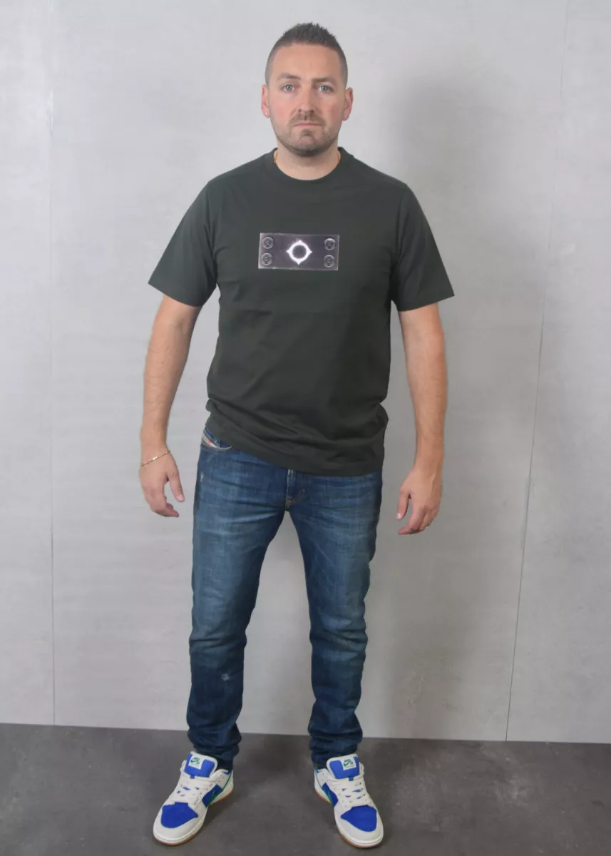 Ma.Strum Tromple Loeil Badge Tee 4 Ma.Strum mas8405 m306 oil slick