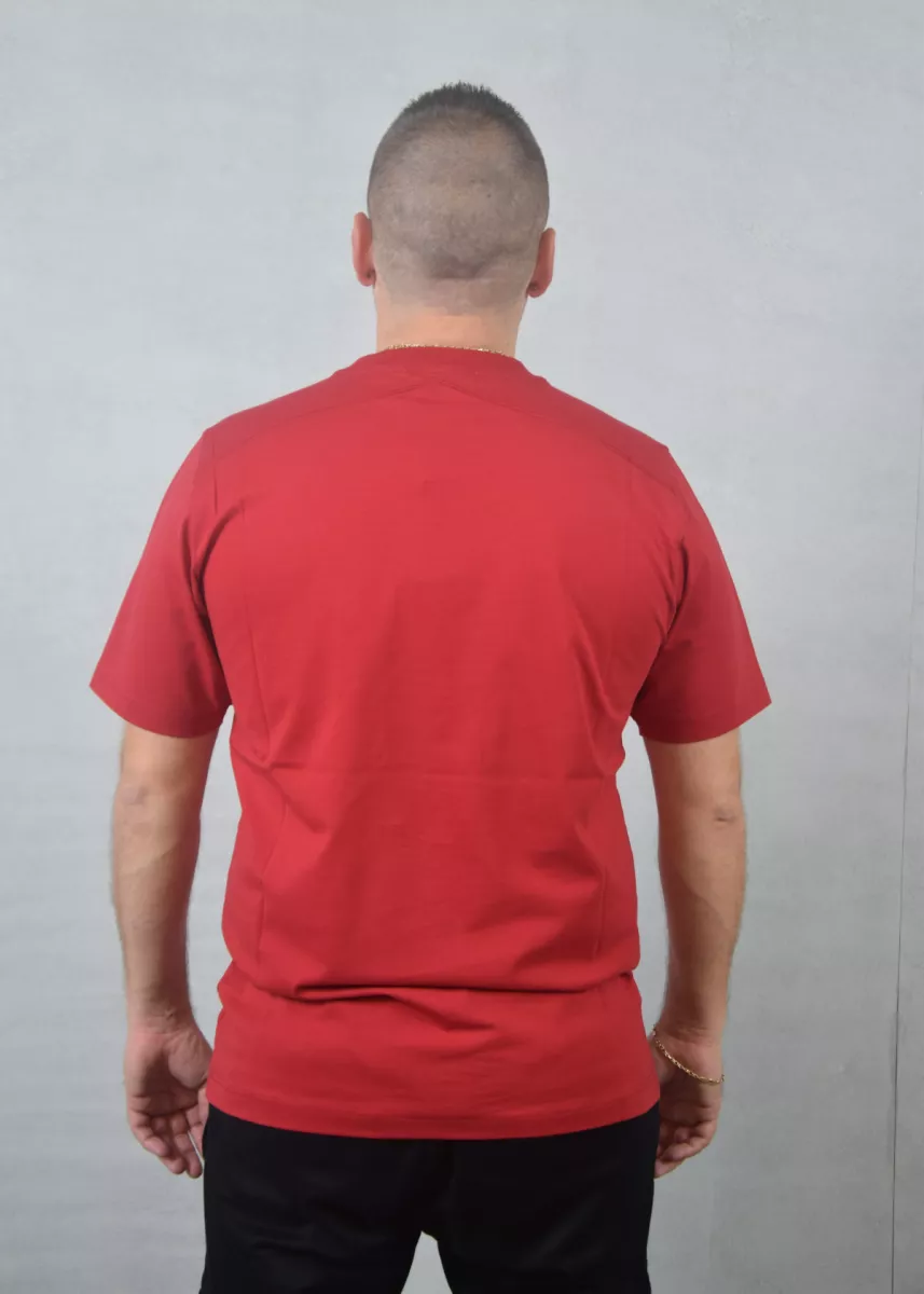 Ma.Strum Tromple Loeil Badge Tee 3 Ma.Strum mas8405 m534 carmine red