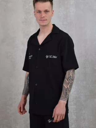 OFF THE PITCH double script shirt 998 black