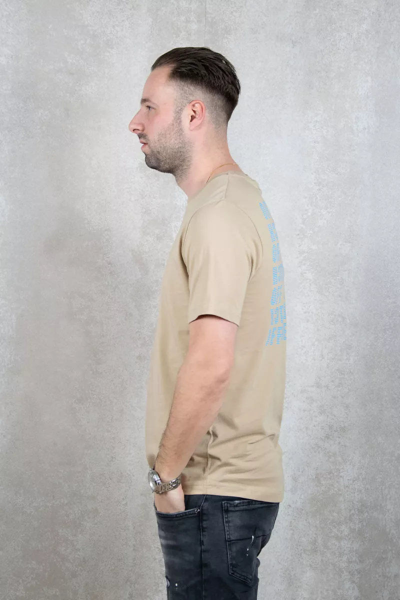 OFF THE PITCH Duplicate Slim Fit Tee 3 OFF THE PITCH duplicate slim fit tee 103 sand
