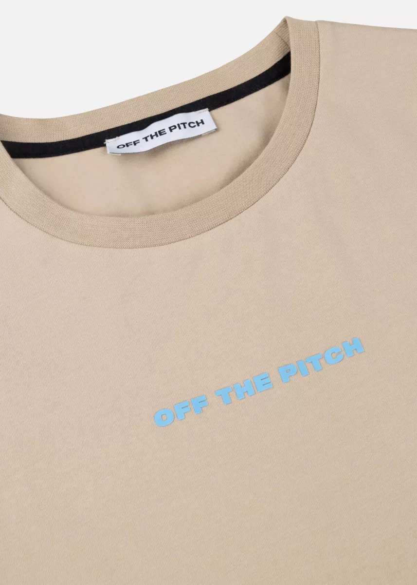 OFF THE PITCH Duplicate Slim Fit Tee 6 OFF THE PITCH duplicate slim fit tee 103 sand