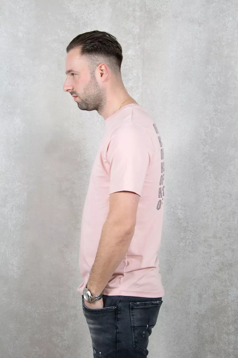 OFF THE PITCH Duplicate Slim Fit Tee 3 OFF THE PITCH duplicate slim fit tee 391 silver pink