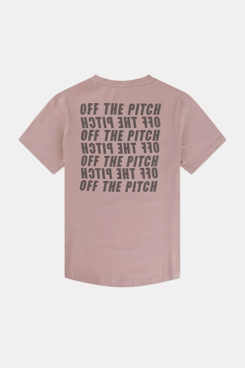 OFF THE PITCH Duplicate Slim Fit Tee 4 OFF THE PITCH duplicate slim fit tee 391 silver pink