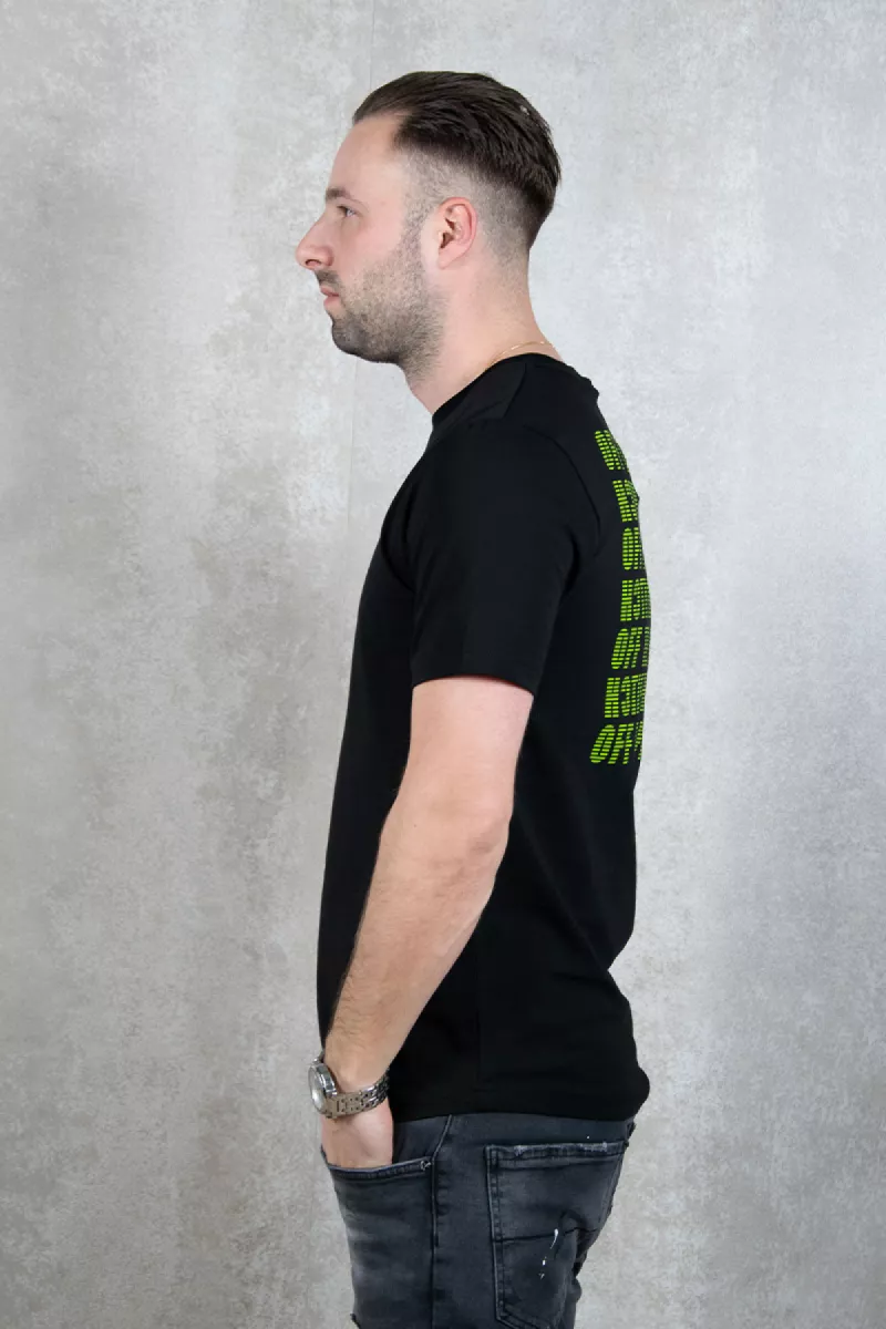 OFF THE PITCH Duplicate Slim Fit Tee 3 OFF THE PITCH duplicate slim fit tee 998 black