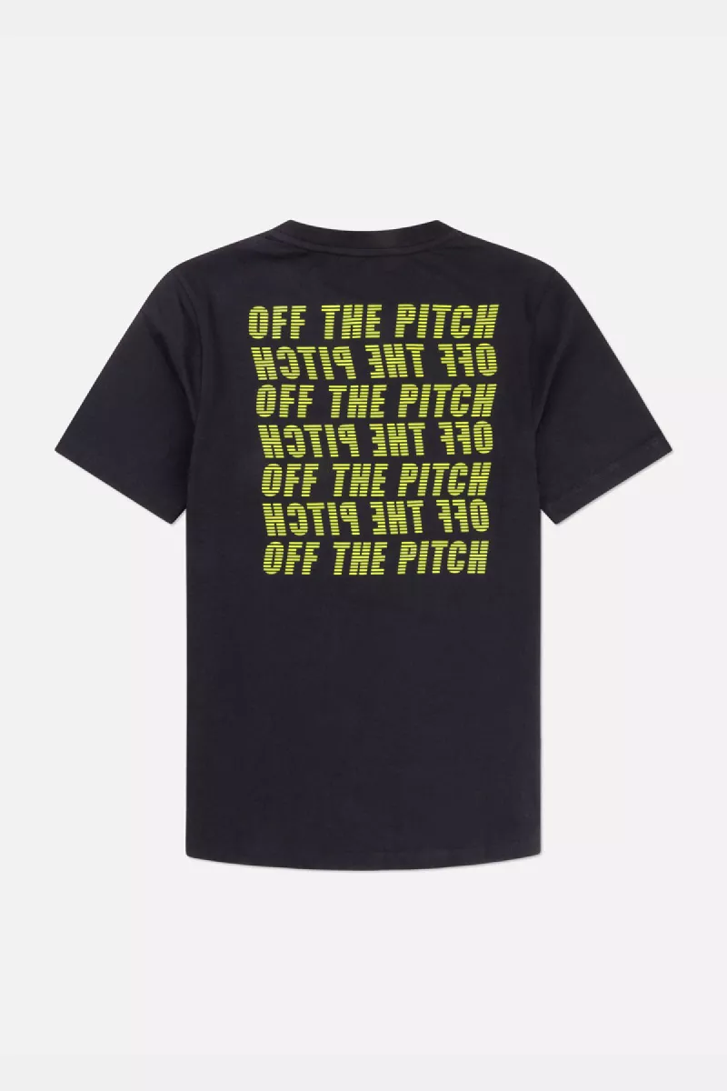 OFF THE PITCH Duplicate Slim Fit Tee 4 OFF THE PITCH duplicate slim fit tee 998 black