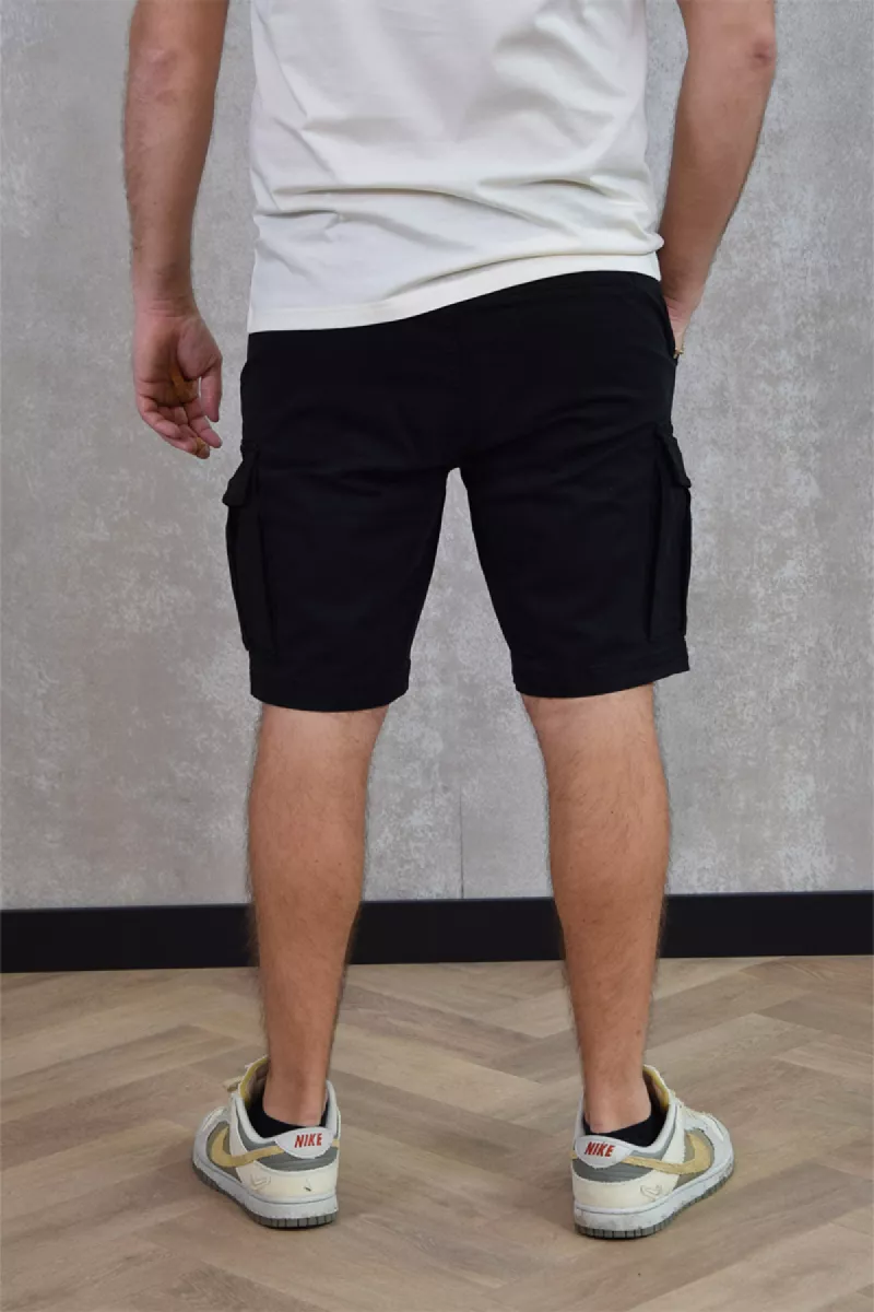 Purewhite Garment Dye Cargo Shorts 3 Purewhite 24010508 02 black