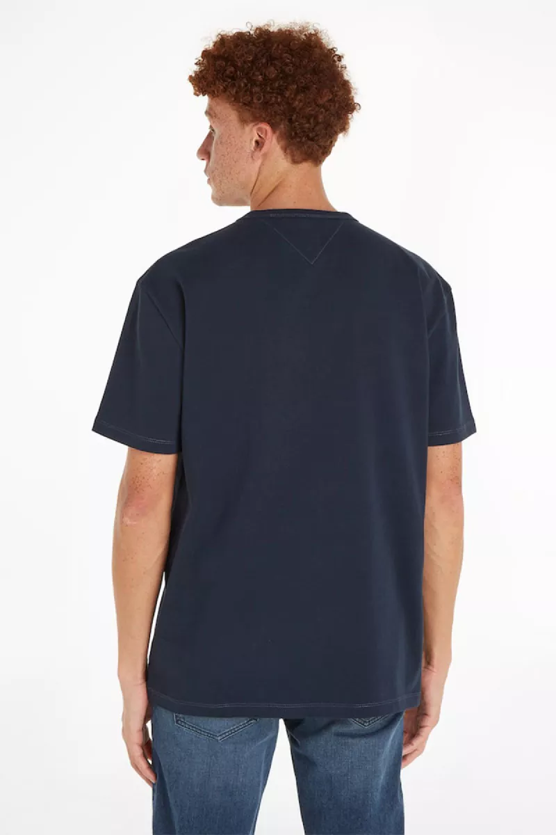 Tommy Jeans Reg Badge Tee 7 Tommy Jeans dm0dm17995 c1g dark night navy