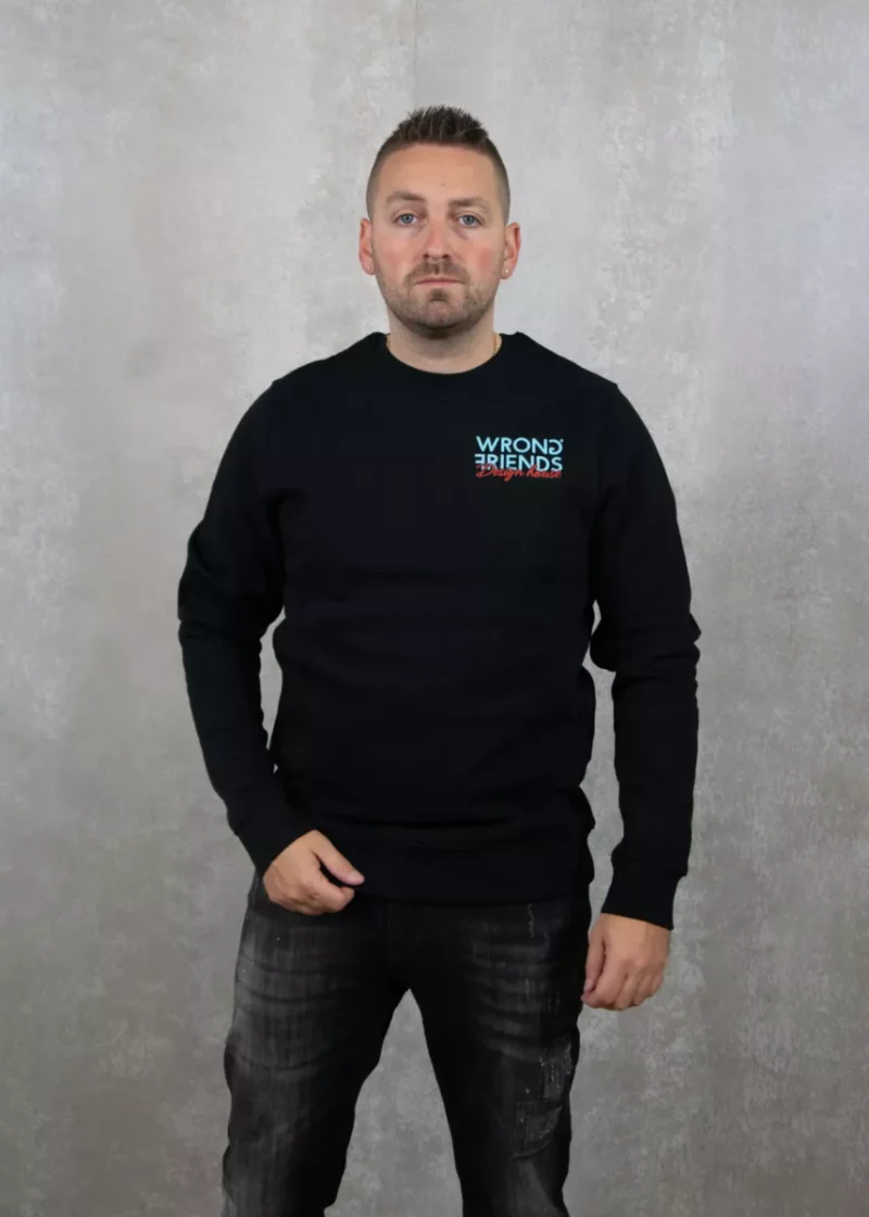Wrong Friends wf design house sweater black