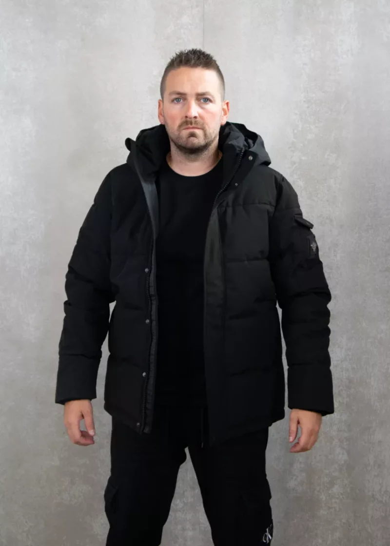 Black Bananas commander jacket black