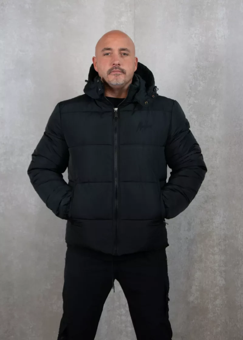 Malelions donn puffer jacket 900 black