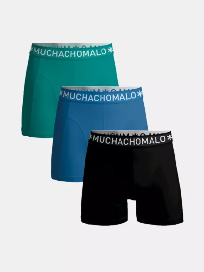 MUCHACHOMALO solid1010-614 black/blue/green