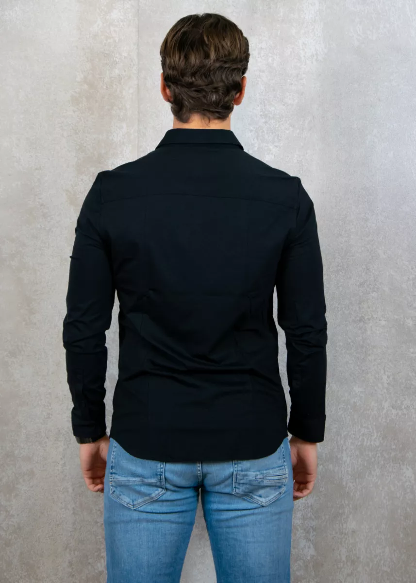 Pure Path Slim Fit Shirts Longsleeve 3 Pure Path 10212 02 black