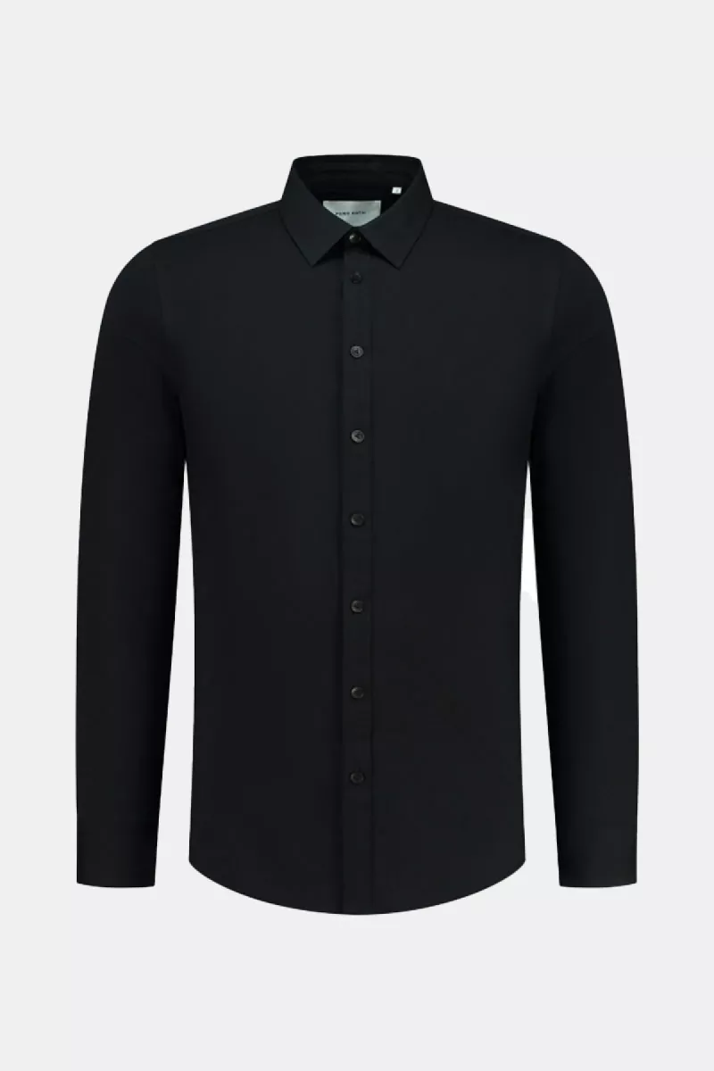 Pure Path Slim Fit Shirts Longsleeve 4 Pure Path 10212 02 black