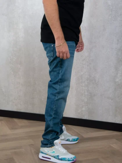 Purewhite the eric w1296 83 denim mid blue