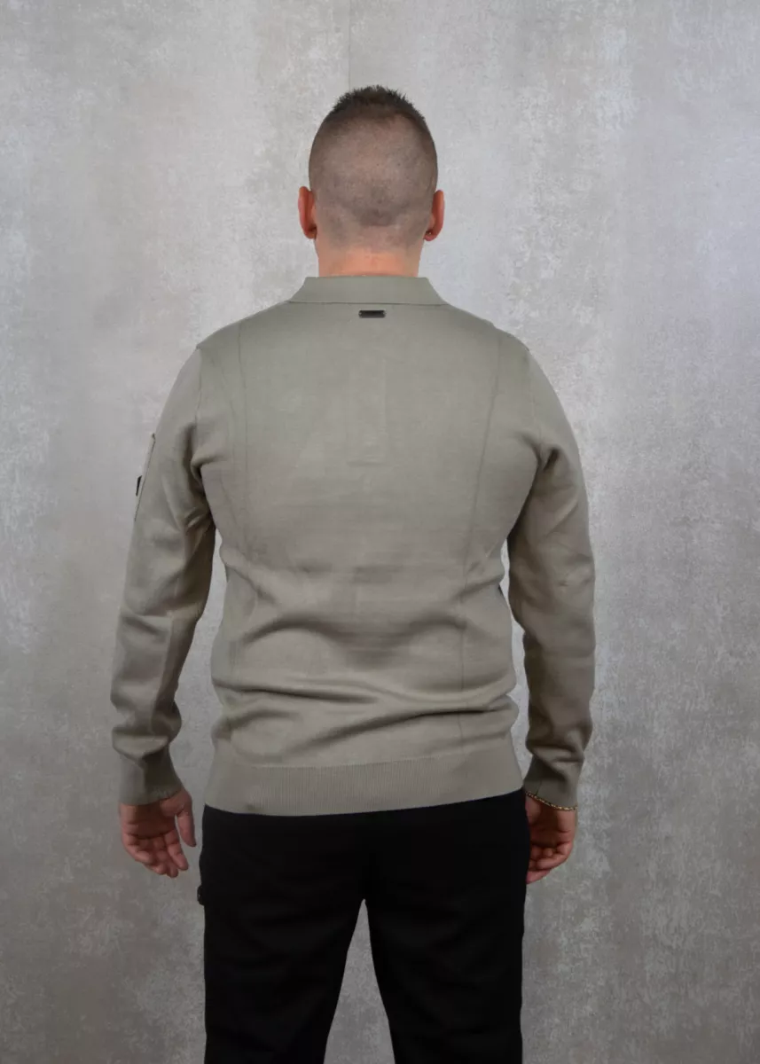 Quotrell Couteux Knitted Button Up 3 Quotrell couteux knitted button up olive