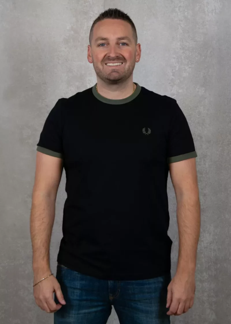 Fred Perry m3519 w90 black/lr wgre
