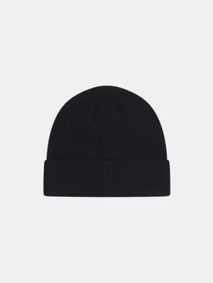 Quotrell ribbed beanie couture black