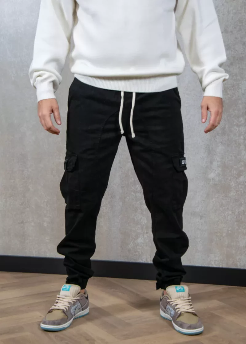 Quotrell ryder cargo pants black