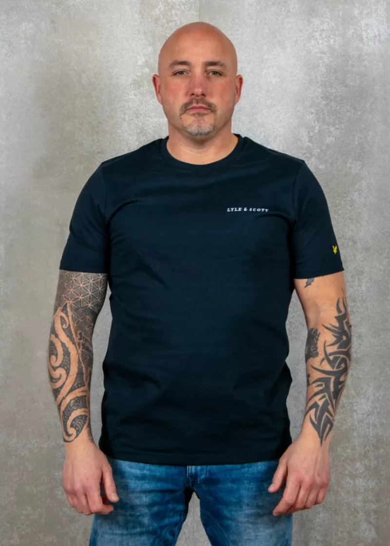 Lyle & Scott ts2007v w403 dark navy/white
