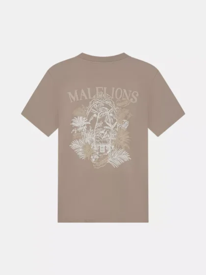 Malelions jungle t-shirt taupe