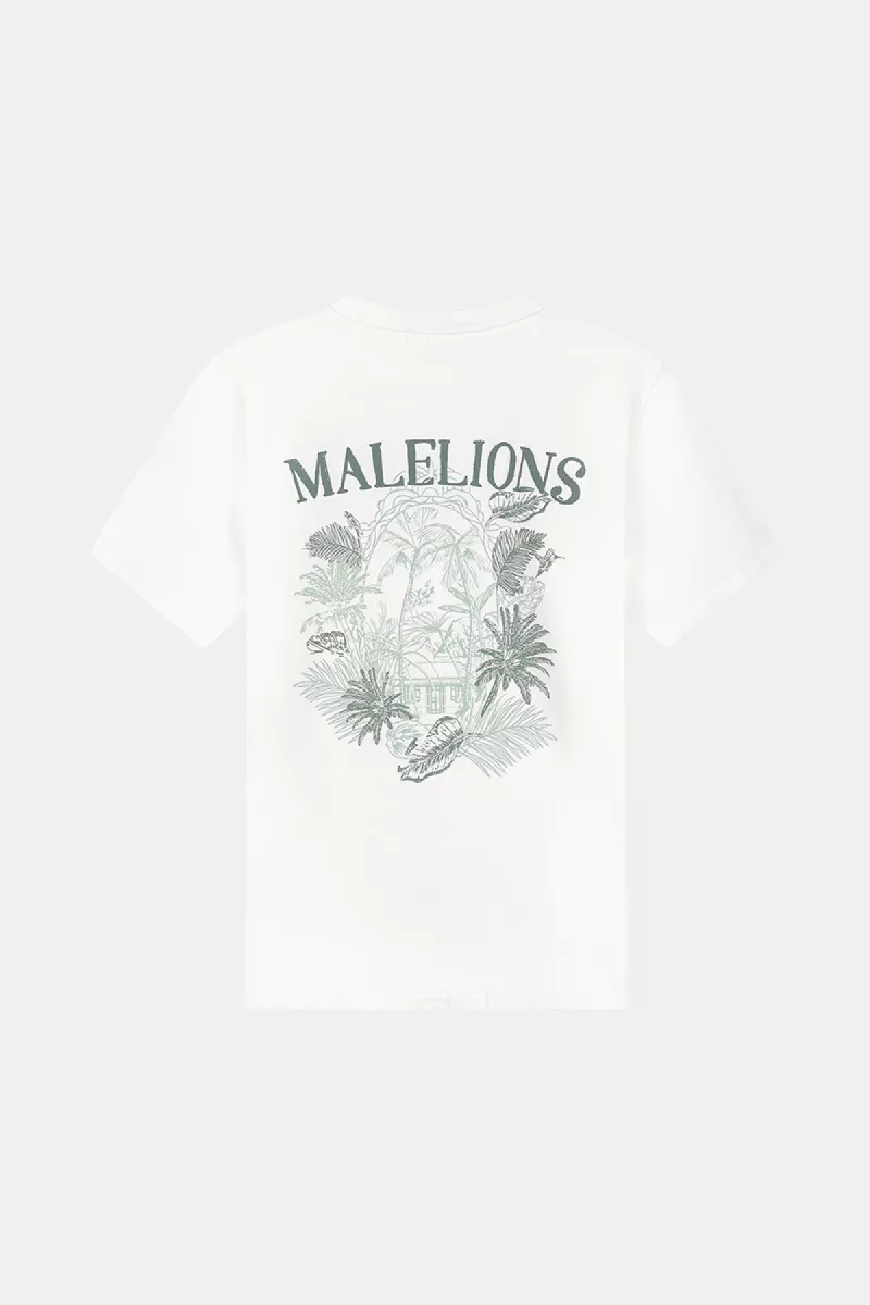 Malelions jungle t-shirt white