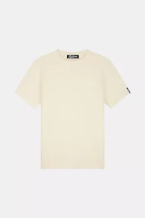 Malelions signature waffle t-shirt beige
