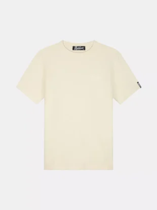 Malelions signature waffle t-shirt beige