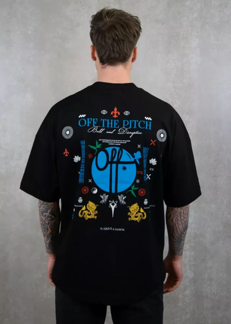 OFF THE PITCH global oversized tee 998 black