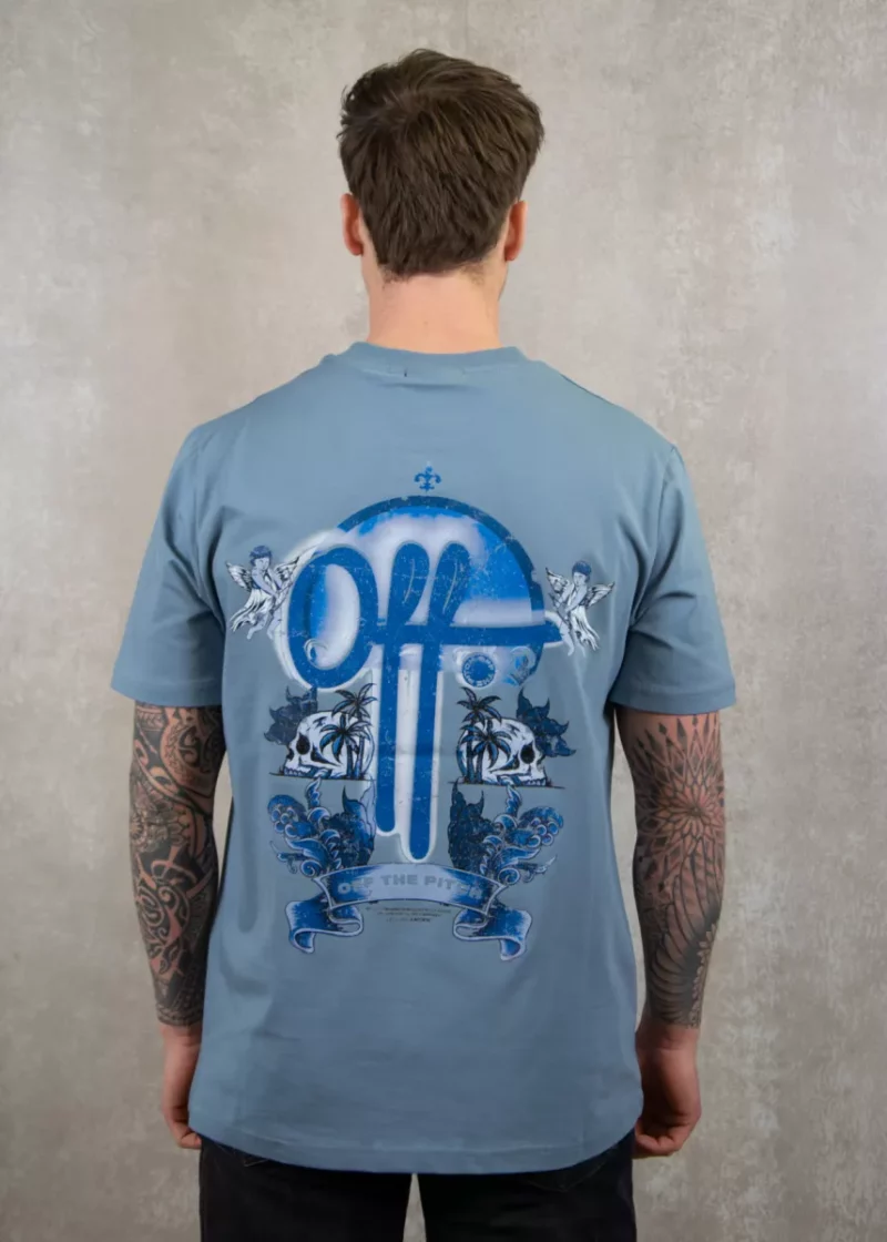 OFF THE PITCH higher purpose regular tee 605 stone wash