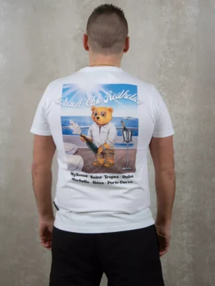 Baron Filou cxiv poster backprint t-shirt white